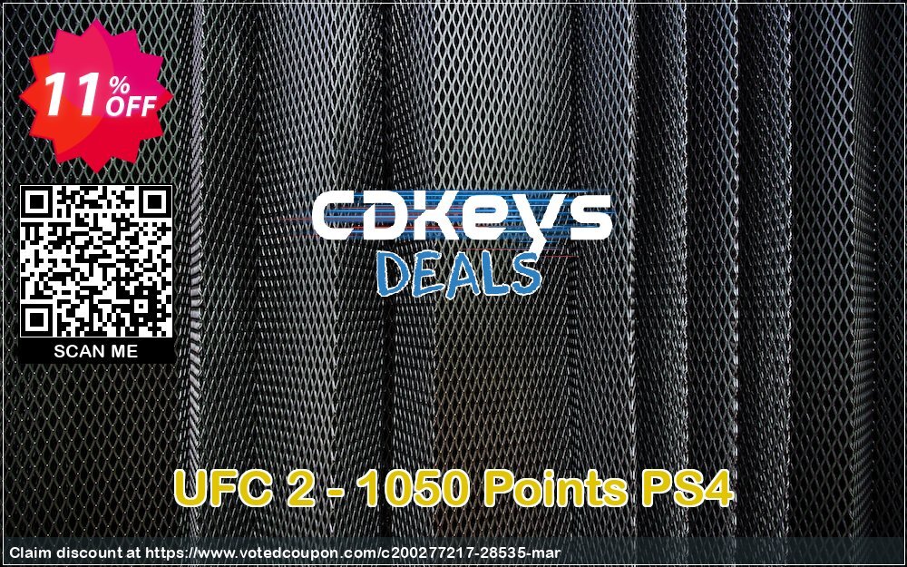 UFC 2 - 1050 Points PS4 Coupon Code May 2024, 11% OFF - VotedCoupon