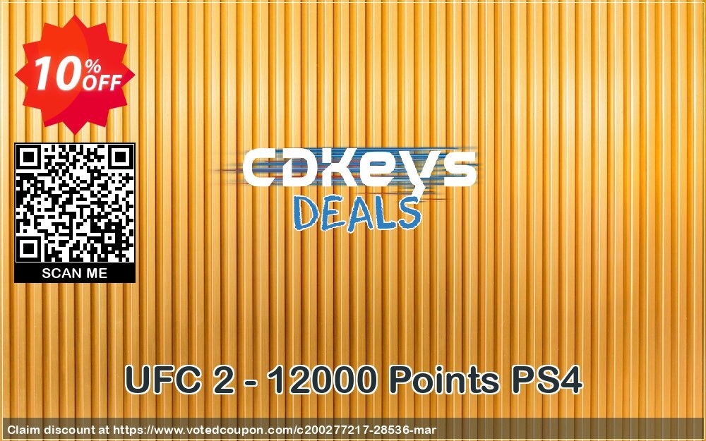 UFC 2 - 12000 Points PS4 Coupon, discount UFC 2 - 12000 Points PS4 Deal. Promotion: UFC 2 - 12000 Points PS4 Exclusive Easter Sale offer 