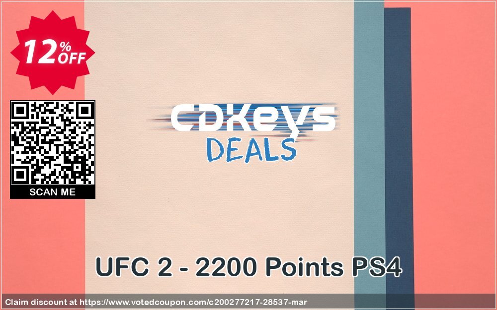 UFC 2 - 2200 Points PS4 Coupon, discount UFC 2 - 2200 Points PS4 Deal. Promotion: UFC 2 - 2200 Points PS4 Exclusive Easter Sale offer 