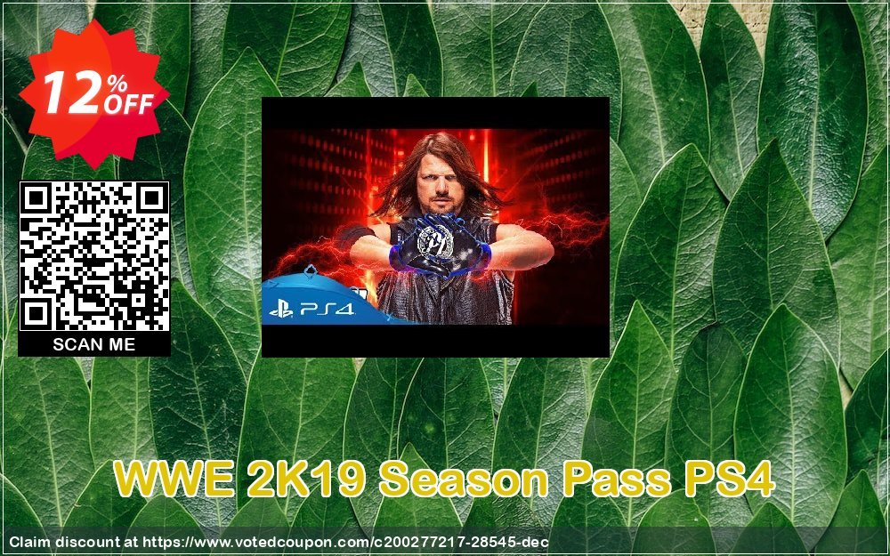 WWE 2K19 Season Pass PS4 Coupon Code Apr 2024, 12% OFF - VotedCoupon