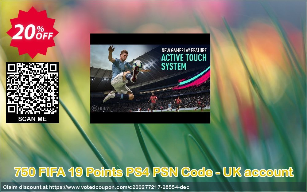 750 FIFA 19 Points PS4 PSN Code - UK account Coupon Code May 2024, 20% OFF - VotedCoupon