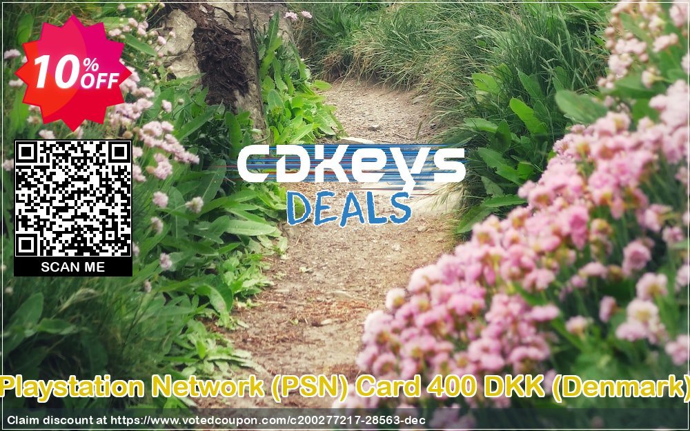PS Network, PSN Card 400 DKK, Denmark  Coupon, discount Playstation Network (PSN) Card 400 DKK (Denmark) Deal. Promotion: Playstation Network (PSN) Card 400 DKK (Denmark) Exclusive Easter Sale offer 