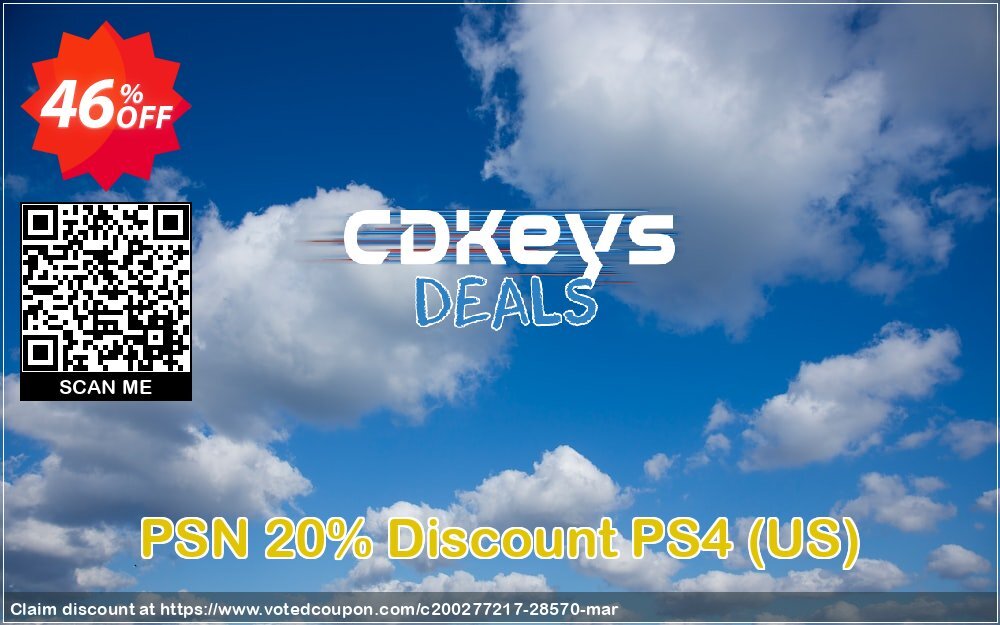 PSN 20% Discount PS4, US  Coupon Code May 2024, 46% OFF - VotedCoupon