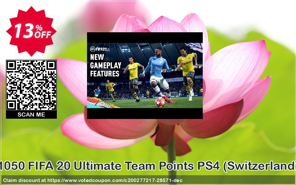 1050 FIFA 20 Ultimate Team Points PS4, Switzerland  Coupon Code Apr 2024, 13% OFF - VotedCoupon