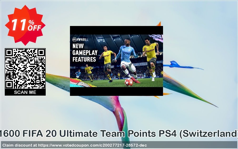 1600 FIFA 20 Ultimate Team Points PS4, Switzerland  Coupon, discount 1600 FIFA 20 Ultimate Team Points PS4 (Switzerland) Deal. Promotion: 1600 FIFA 20 Ultimate Team Points PS4 (Switzerland) Exclusive Easter Sale offer 