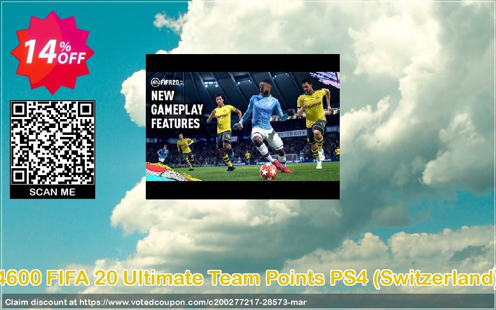 4600 FIFA 20 Ultimate Team Points PS4, Switzerland  Coupon, discount 4600 FIFA 20 Ultimate Team Points PS4 (Switzerland) Deal. Promotion: 4600 FIFA 20 Ultimate Team Points PS4 (Switzerland) Exclusive Easter Sale offer 