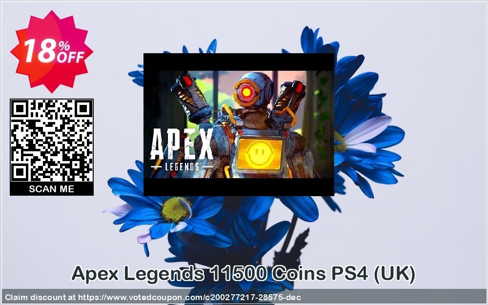 Apex Legends 11500 Coins PS4, UK Coupon Code Aug 2023, 18 OFF