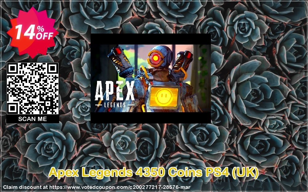 Apex Legends 4350 Coins PS4, UK  Coupon Code May 2024, 14% OFF - VotedCoupon