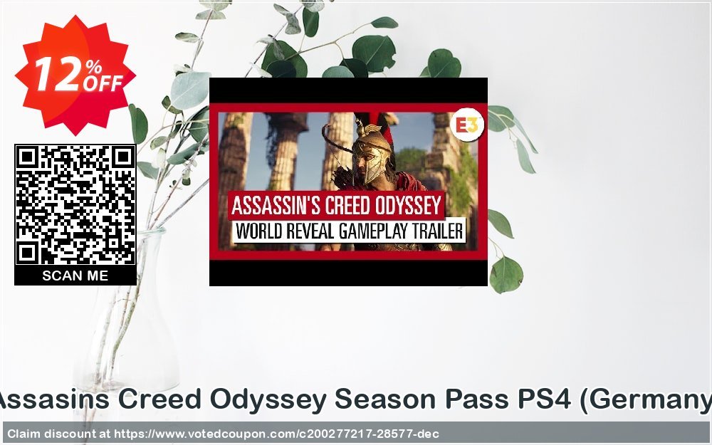 Assasins Creed Odyssey Season Pass PS4, Germany  Coupon, discount Assasins Creed Odyssey Season Pass PS4 (Germany) Deal. Promotion: Assasins Creed Odyssey Season Pass PS4 (Germany) Exclusive Easter Sale offer 