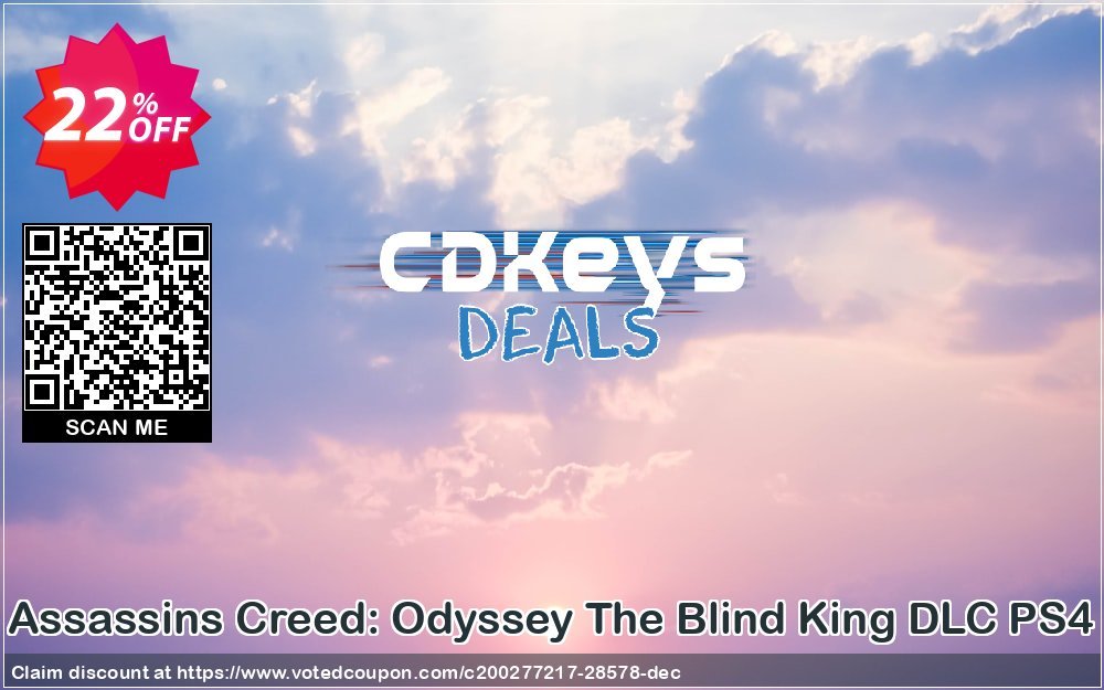 Assassins Creed: Odyssey The Blind King DLC PS4 Coupon Code Apr 2024, 22% OFF - VotedCoupon