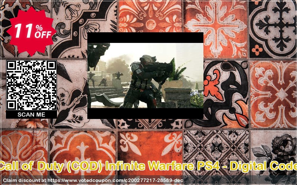 Call of Duty, COD Infinite Warfare PS4 - Digital Code Coupon, discount Call of Duty (COD) Infinite Warfare PS4 - Digital Code Deal. Promotion: Call of Duty (COD) Infinite Warfare PS4 - Digital Code Exclusive Easter Sale offer 