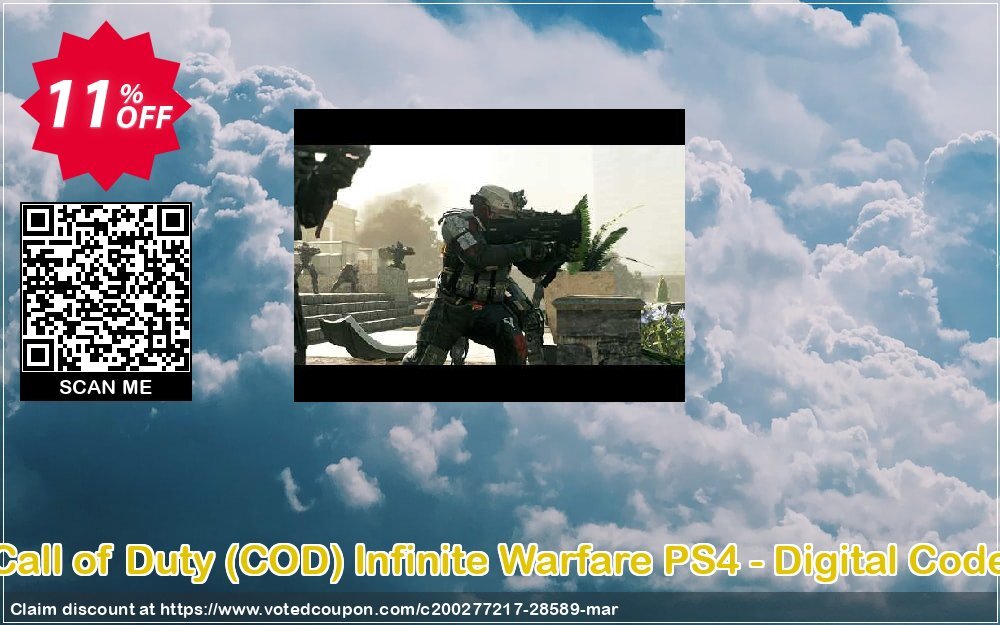 Call of Duty, COD Infinite Warfare PS4 - Digital Code Coupon, discount Call of Duty (COD) Infinite Warfare PS4 - Digital Code Deal. Promotion: Call of Duty (COD) Infinite Warfare PS4 - Digital Code Exclusive Easter Sale offer 