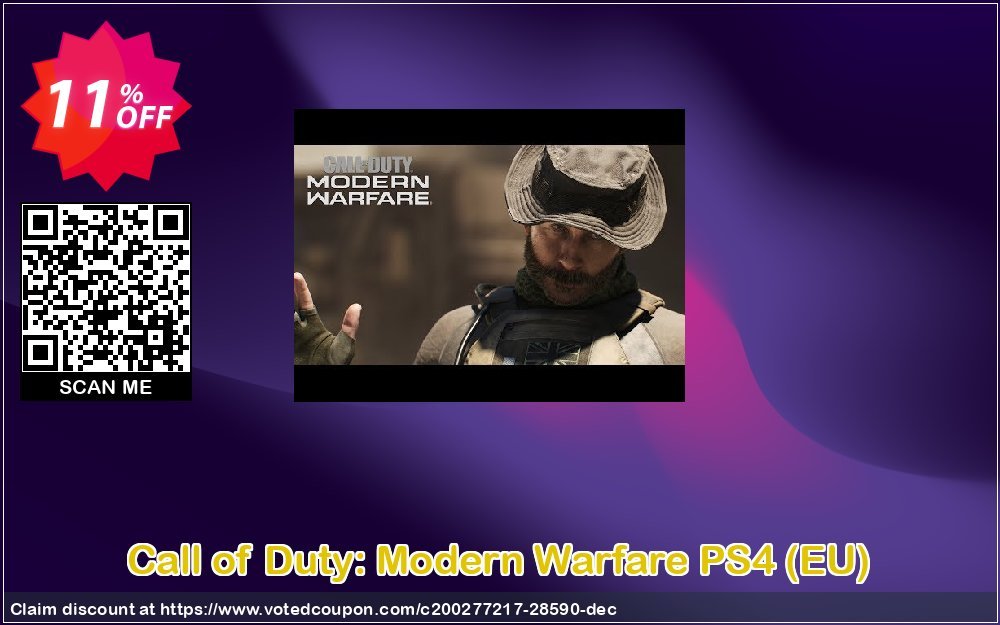Call of Duty: Modern Warfare PS4, EU  Coupon Code Apr 2024, 11% OFF - VotedCoupon