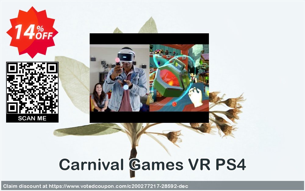 Carnival Games VR PS4 Coupon, discount Carnival Games VR PS4 Deal. Promotion: Carnival Games VR PS4 Exclusive Easter Sale offer 