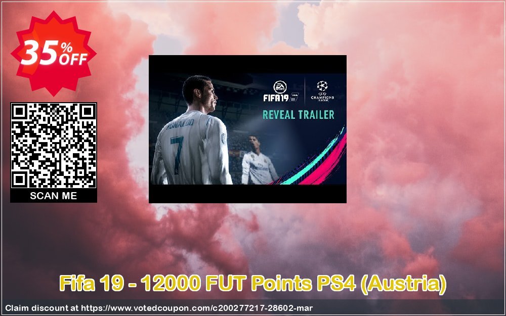 Fifa 19 - 12000 FUT Points PS4, Austria  Coupon Code May 2024, 35% OFF - VotedCoupon