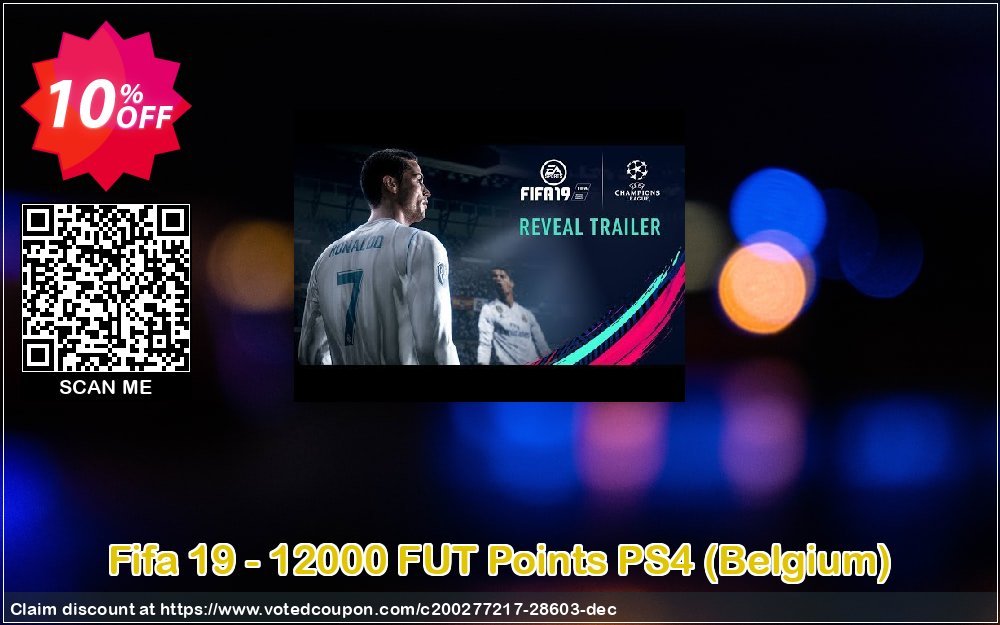 Fifa 19 - 12000 FUT Points PS4, Belgium  Coupon Code May 2024, 10% OFF - VotedCoupon