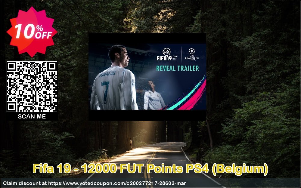 Fifa 19 - 12000 FUT Points PS4, Belgium  Coupon Code May 2024, 10% OFF - VotedCoupon