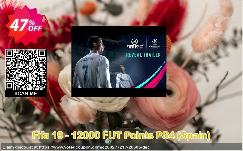 Fifa 19 - 12000 FUT Points PS4, Spain  Coupon, discount Fifa 19 - 12000 FUT Points PS4 (Spain) Deal. Promotion: Fifa 19 - 12000 FUT Points PS4 (Spain) Exclusive Easter Sale offer 