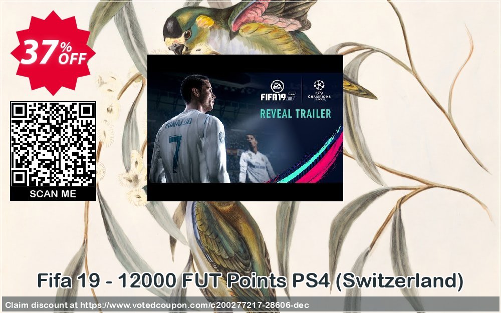 Fifa 19 - 12000 FUT Points PS4, Switzerland  Coupon, discount Fifa 19 - 12000 FUT Points PS4 (Switzerland) Deal. Promotion: Fifa 19 - 12000 FUT Points PS4 (Switzerland) Exclusive Easter Sale offer 