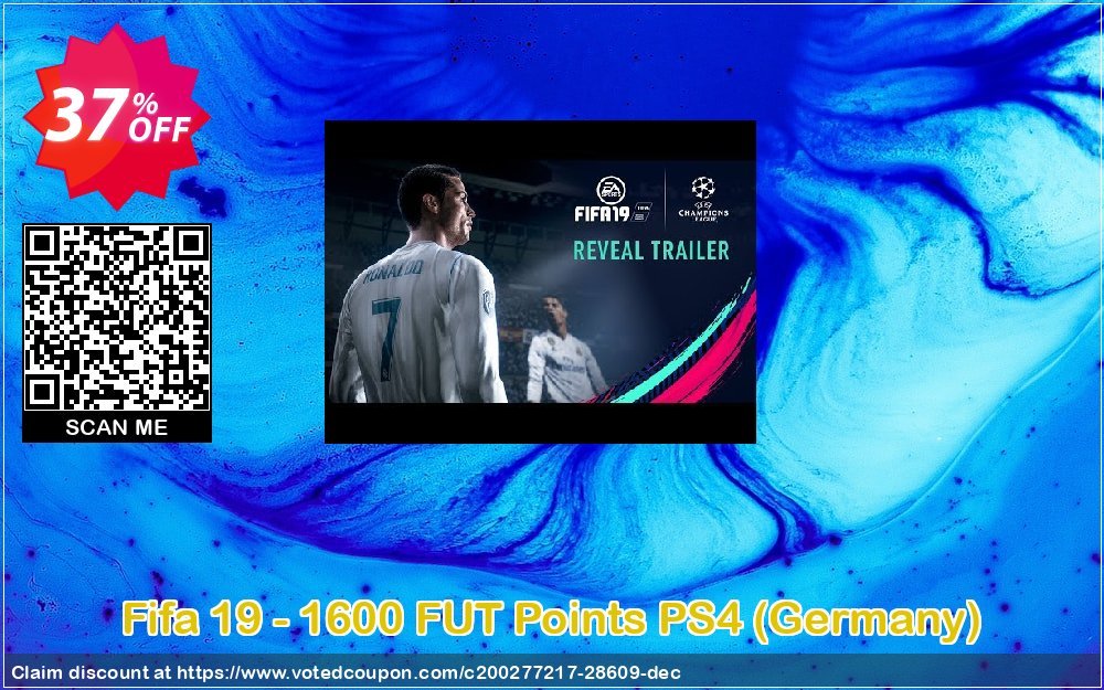 Fifa 19 - 1600 FUT Points PS4, Germany 