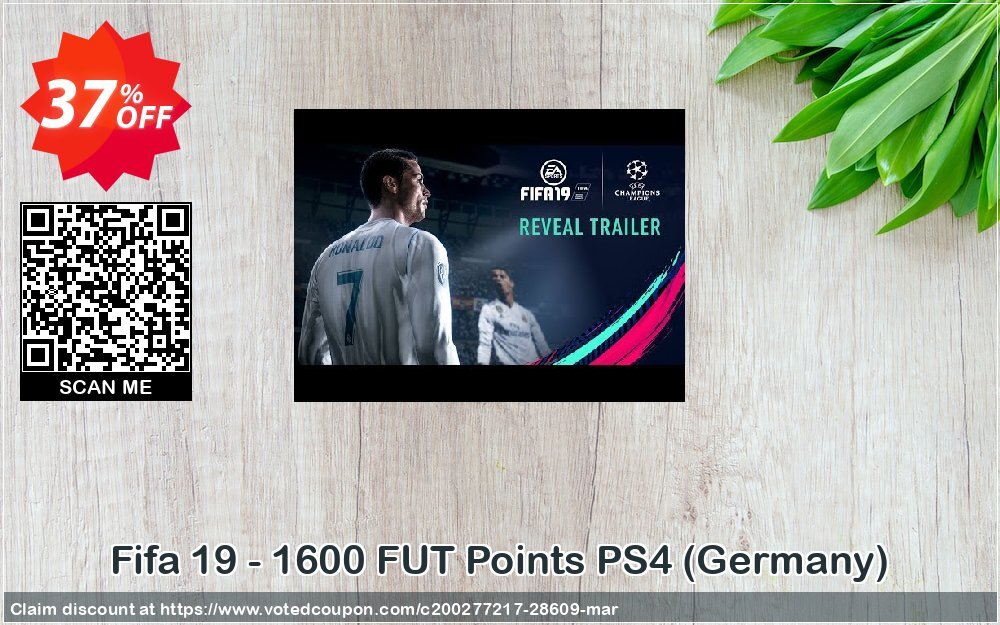 Fifa 19 - 1600 FUT Points PS4, Germany  Coupon Code Apr 2024, 37% OFF - VotedCoupon