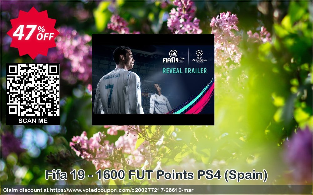 Fifa 19 - 1600 FUT Points PS4, Spain 