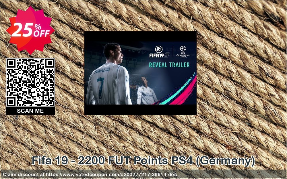 Fifa 19 - 2200 FUT Points PS4, Germany  Coupon Code Apr 2024, 25% OFF - VotedCoupon