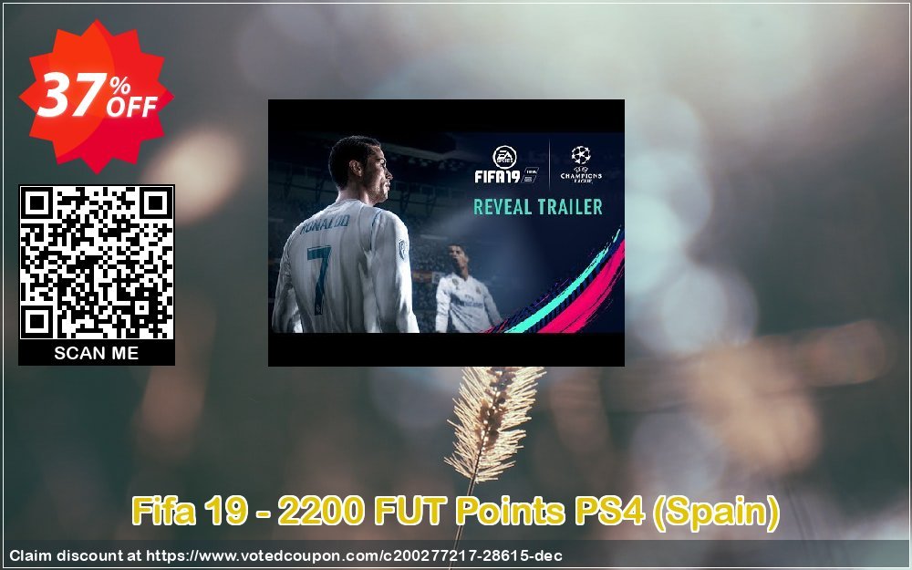 Fifa 19 - 2200 FUT Points PS4, Spain  Coupon, discount Fifa 19 - 2200 FUT Points PS4 (Spain) Deal. Promotion: Fifa 19 - 2200 FUT Points PS4 (Spain) Exclusive Easter Sale offer 