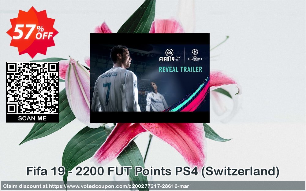 Fifa 19 - 2200 FUT Points PS4, Switzerland  Coupon, discount Fifa 19 - 2200 FUT Points PS4 (Switzerland) Deal. Promotion: Fifa 19 - 2200 FUT Points PS4 (Switzerland) Exclusive Easter Sale offer 