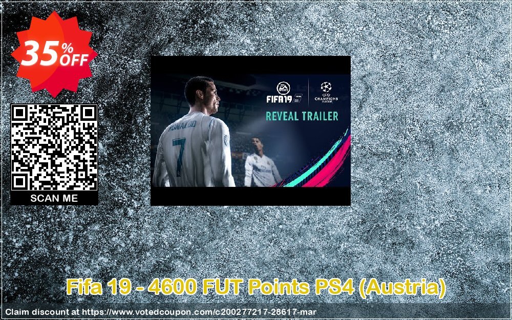 Fifa 19 - 4600 FUT Points PS4, Austria  Coupon, discount Fifa 19 - 4600 FUT Points PS4 (Austria) Deal. Promotion: Fifa 19 - 4600 FUT Points PS4 (Austria) Exclusive Easter Sale offer 