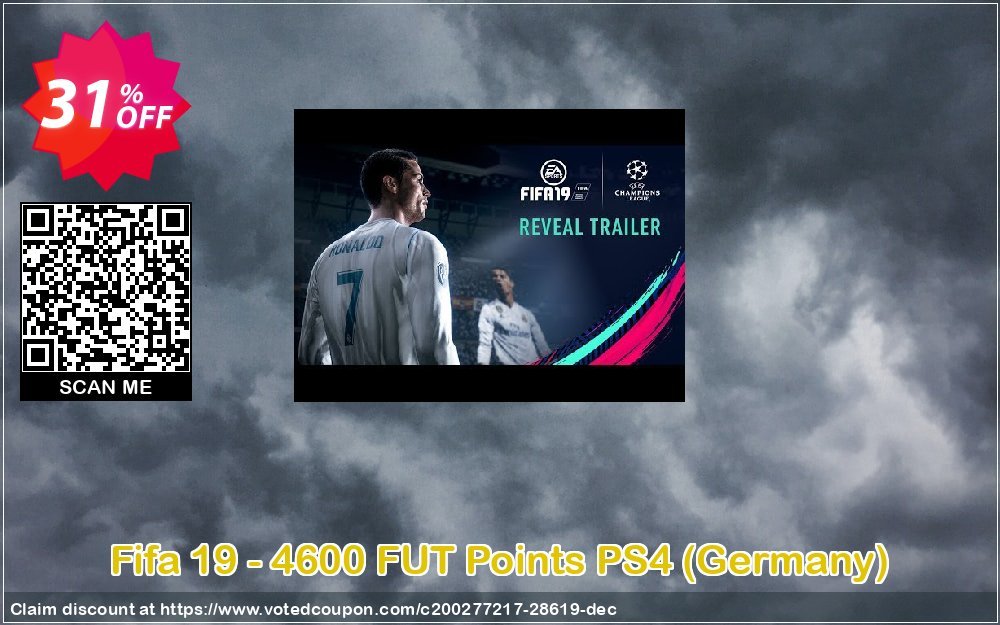 Fifa 19 - 4600 FUT Points PS4, Germany  Coupon, discount Fifa 19 - 4600 FUT Points PS4 (Germany) Deal. Promotion: Fifa 19 - 4600 FUT Points PS4 (Germany) Exclusive Easter Sale offer 