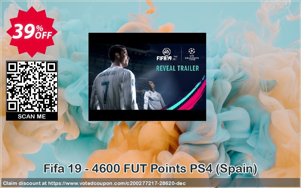 Fifa 19 - 4600 FUT Points PS4, Spain  Coupon, discount Fifa 19 - 4600 FUT Points PS4 (Spain) Deal. Promotion: Fifa 19 - 4600 FUT Points PS4 (Spain) Exclusive Easter Sale offer 