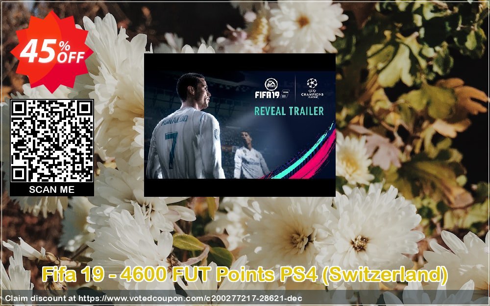Fifa 19 - 4600 FUT Points PS4, Switzerland  Coupon, discount Fifa 19 - 4600 FUT Points PS4 (Switzerland) Deal. Promotion: Fifa 19 - 4600 FUT Points PS4 (Switzerland) Exclusive Easter Sale offer 
