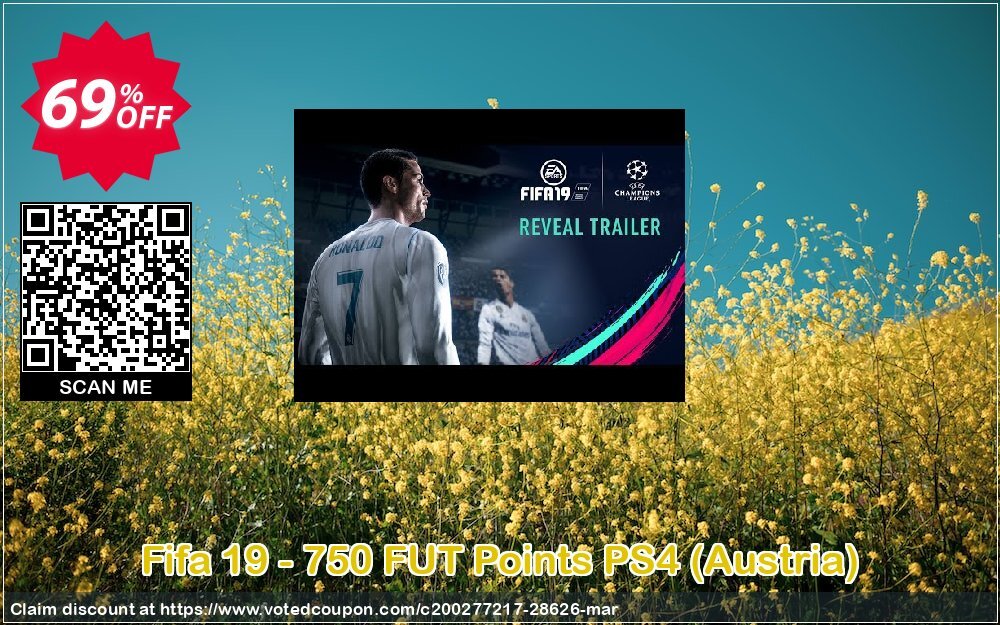 Fifa 19 - 750 FUT Points PS4, Austria  Coupon, discount Fifa 19 - 750 FUT Points PS4 (Austria) Deal. Promotion: Fifa 19 - 750 FUT Points PS4 (Austria) Exclusive Easter Sale offer 