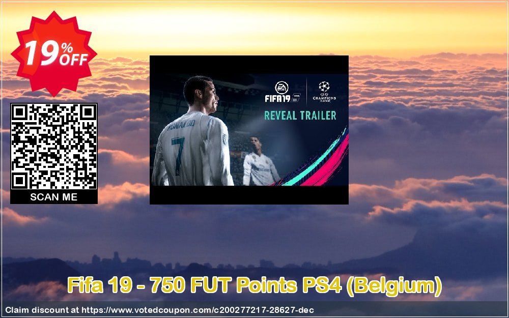 Fifa 19 - 750 FUT Points PS4, Belgium  Coupon, discount Fifa 19 - 750 FUT Points PS4 (Belgium) Deal. Promotion: Fifa 19 - 750 FUT Points PS4 (Belgium) Exclusive Easter Sale offer 