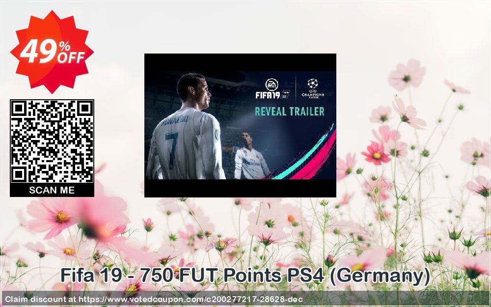 Fifa 19 - 750 FUT Points PS4, Germany  Coupon, discount Fifa 19 - 750 FUT Points PS4 (Germany) Deal. Promotion: Fifa 19 - 750 FUT Points PS4 (Germany) Exclusive Easter Sale offer 