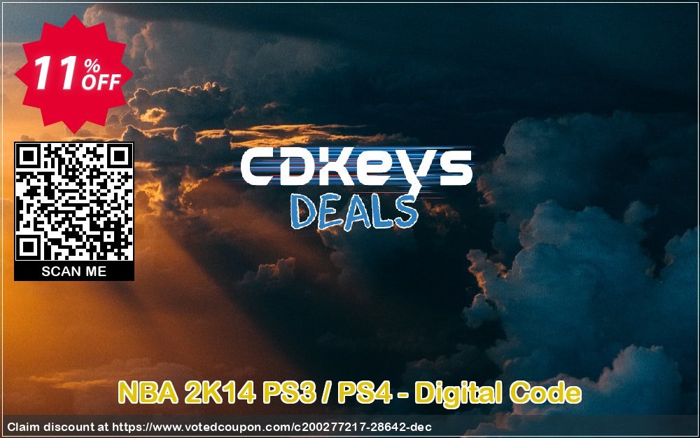 NBA 2K14 PS3 / PS4 - Digital Code Coupon, discount NBA 2K14 PS3 / PS4 - Digital Code Deal. Promotion: NBA 2K14 PS3 / PS4 - Digital Code Exclusive Easter Sale offer 
