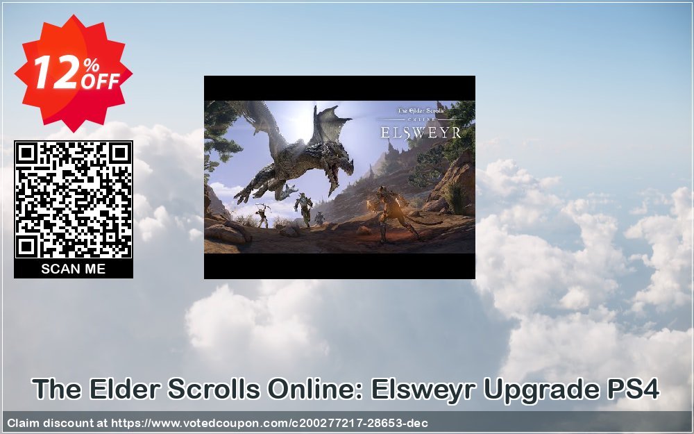 The Elder Scrolls Online: Elsweyr Upgrade PS4 Coupon Code Apr 2024, 12% OFF - VotedCoupon