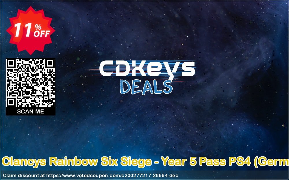Tom Clancys Rainbow Six Siege - Year 5 Pass PS4, Germany  Coupon, discount Tom Clancys Rainbow Six Siege - Year 5 Pass PS4 (Germany) Deal. Promotion: Tom Clancys Rainbow Six Siege - Year 5 Pass PS4 (Germany) Exclusive Easter Sale offer 