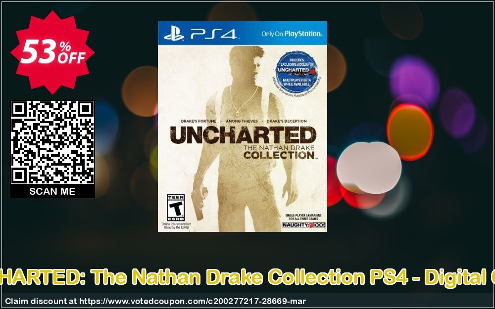 UNCHARTED: The Nathan Drake Collection PS4 - Digital Code Coupon Code May 2024, 53% OFF - VotedCoupon