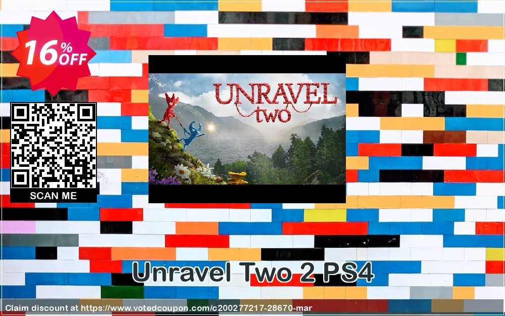 Unravel Two 2 PS4 Coupon, discount Unravel Two 2 PS4 Deal. Promotion: Unravel Two 2 PS4 Exclusive Easter Sale offer 