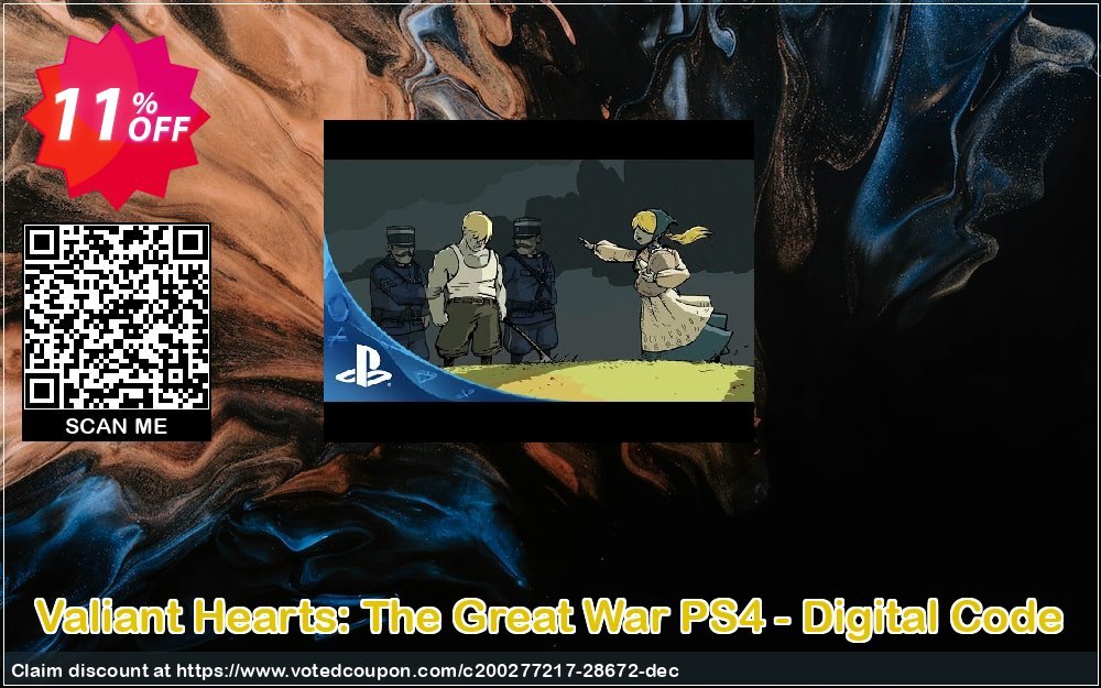 Valiant Hearts: The Great War PS4 - Digital Code Coupon Code Apr 2024, 11% OFF - VotedCoupon