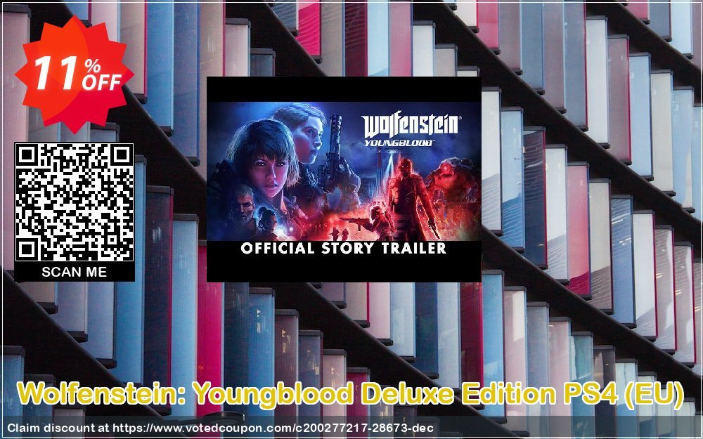 Wolfenstein: Youngblood Deluxe Edition PS4, EU  Coupon, discount Wolfenstein: Youngblood Deluxe Edition PS4 (EU) Deal. Promotion: Wolfenstein: Youngblood Deluxe Edition PS4 (EU) Exclusive Easter Sale offer 