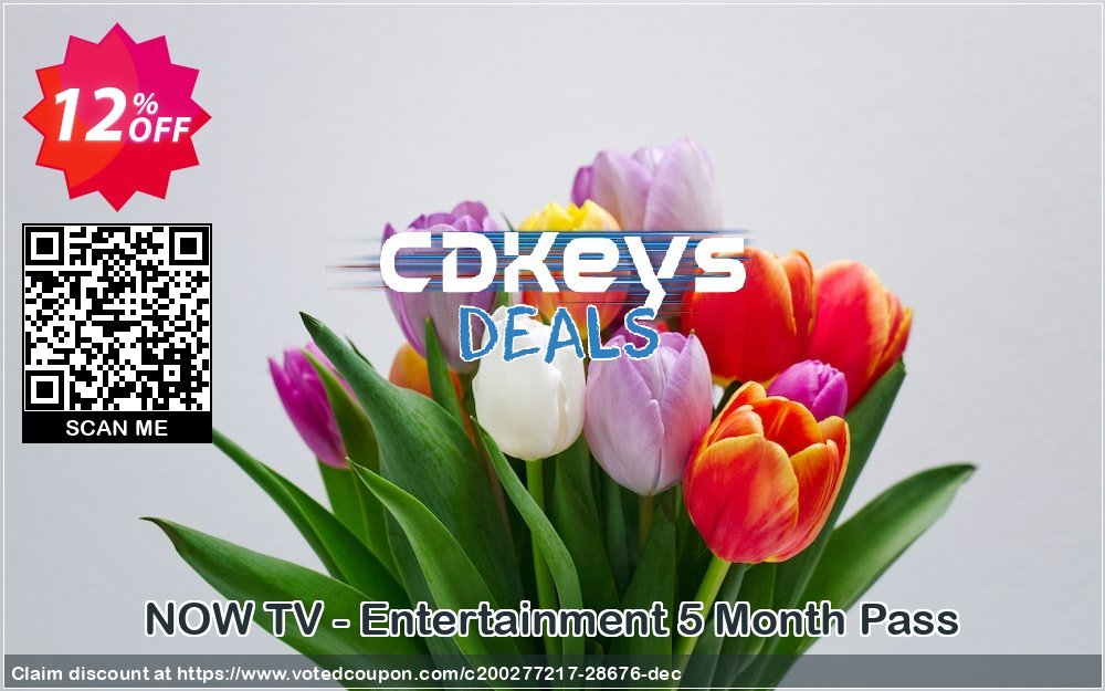 NOW TV - Entertainment 5 Month Pass Coupon Code May 2024, 12% OFF - VotedCoupon