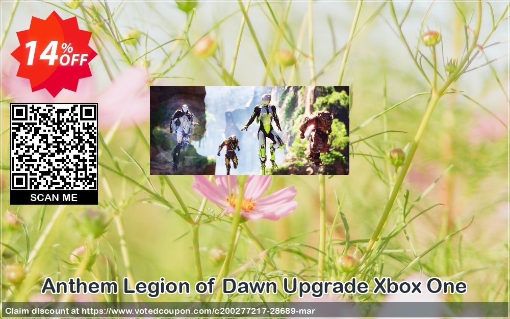 Anthem Legion of Dawn Upgrade Xbox One Coupon, discount Anthem Legion of Dawn Upgrade Xbox One Deal. Promotion: Anthem Legion of Dawn Upgrade Xbox One Exclusive Easter Sale offer 