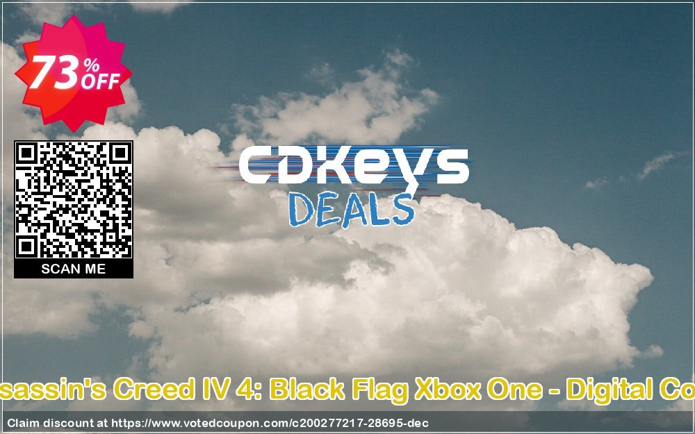 Assassin's Creed IV 4: Black Flag Xbox One - Digital Code Coupon, discount Assassin's Creed IV 4: Black Flag Xbox One - Digital Code Deal. Promotion: Assassin's Creed IV 4: Black Flag Xbox One - Digital Code Exclusive Easter Sale offer 