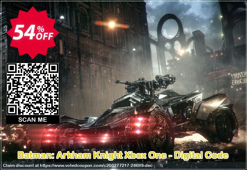 Batman: Arkham Knight Xbox One - Digital Code Coupon Code Apr 2024, 54% OFF - VotedCoupon