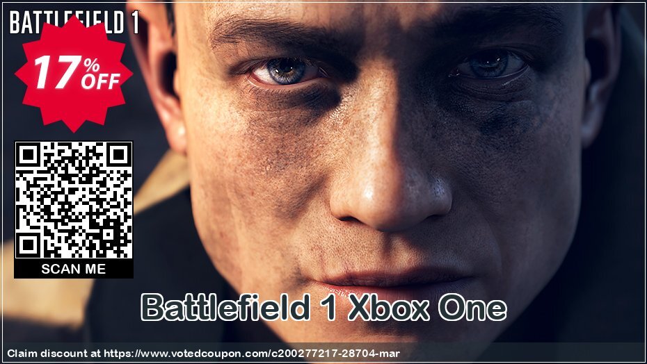 Battlefield 1 Xbox One Coupon, discount Battlefield 1 Xbox One Deal. Promotion: Battlefield 1 Xbox One Exclusive Easter Sale offer 