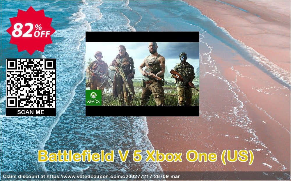 Battlefield V 5 Xbox One, US  Coupon, discount Battlefield V 5 Xbox One (US) Deal. Promotion: Battlefield V 5 Xbox One (US) Exclusive Easter Sale offer 