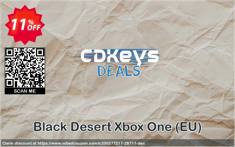 Black Desert Xbox One, EU  Coupon Code May 2024, 11% OFF - VotedCoupon